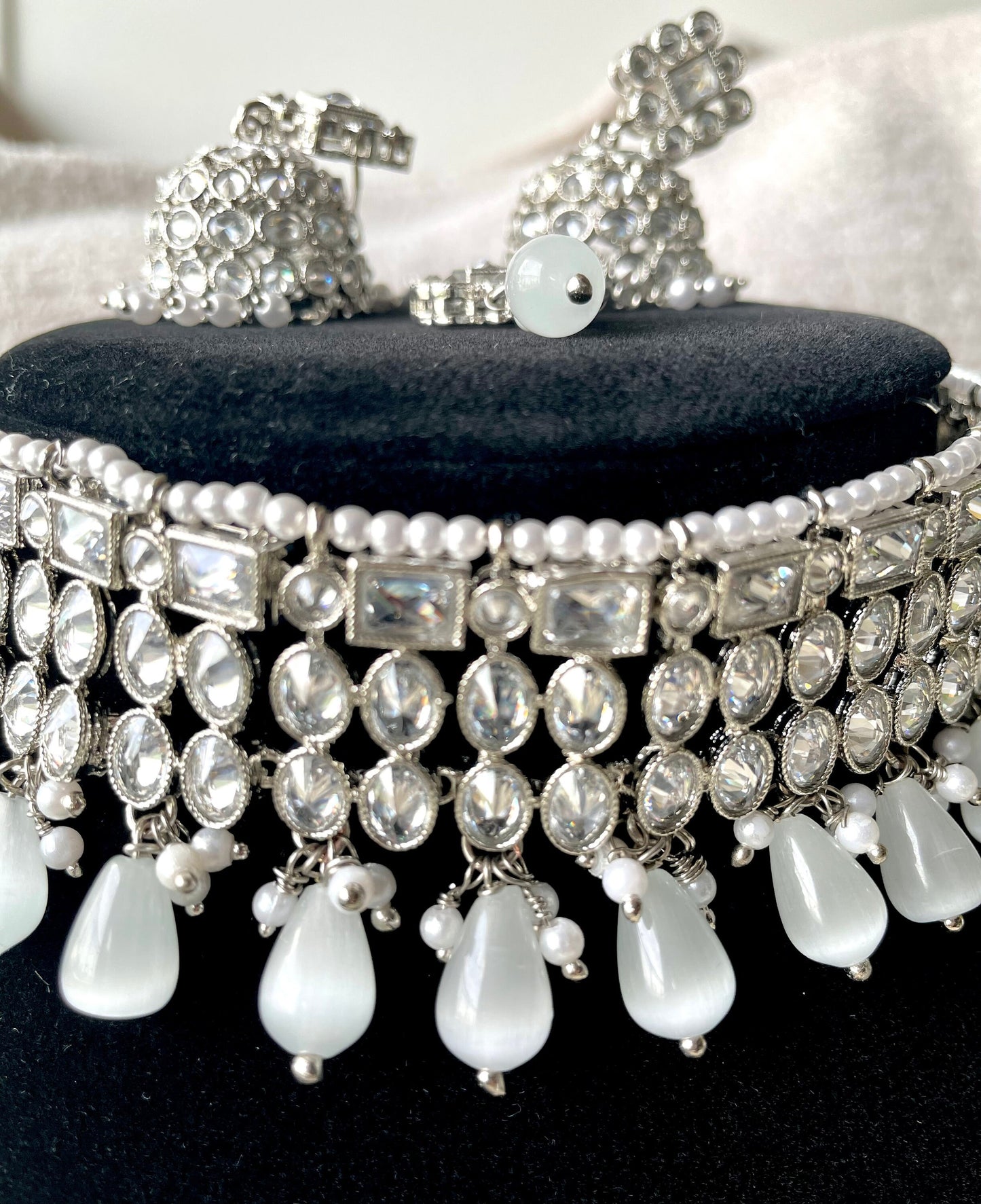 Silver Polki Choker