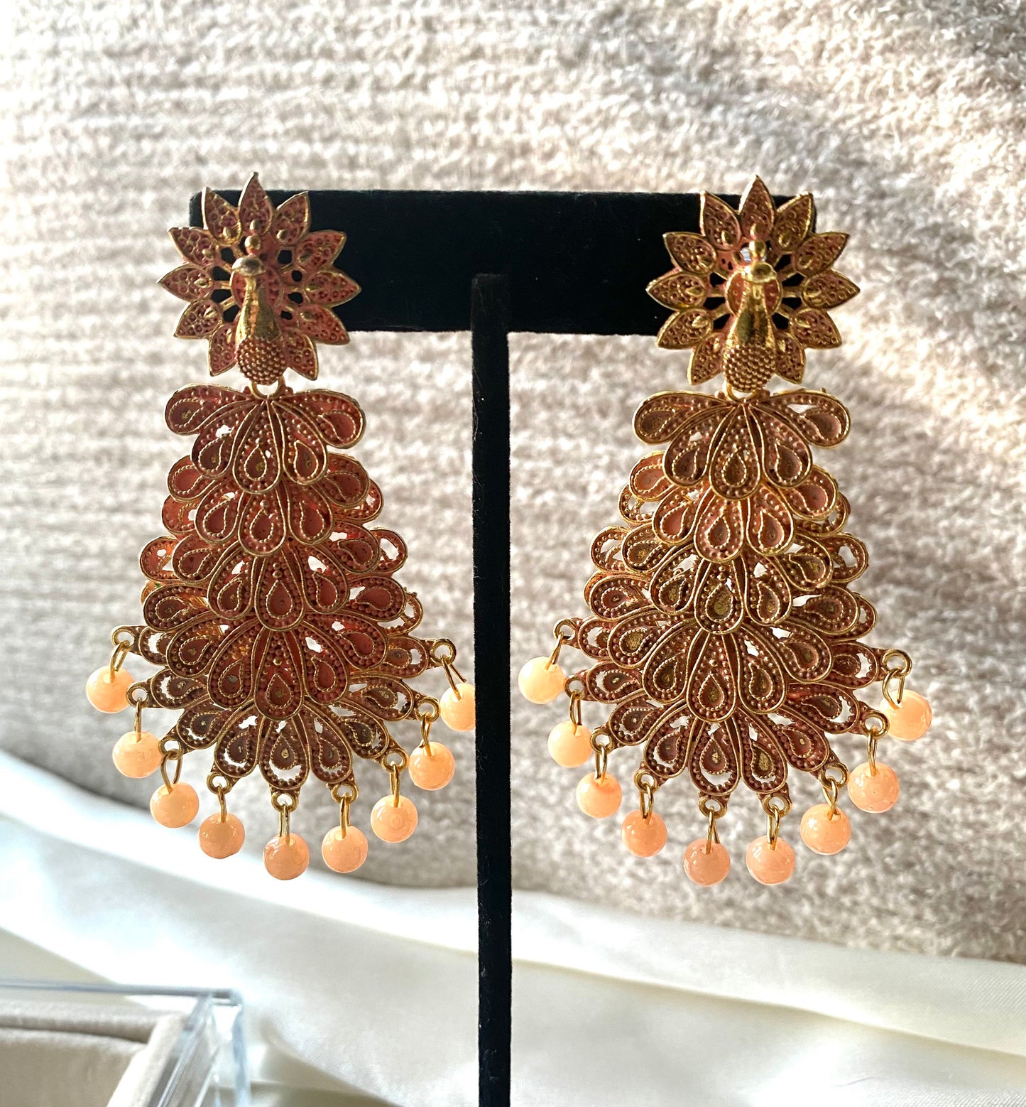 Peacock Earrings