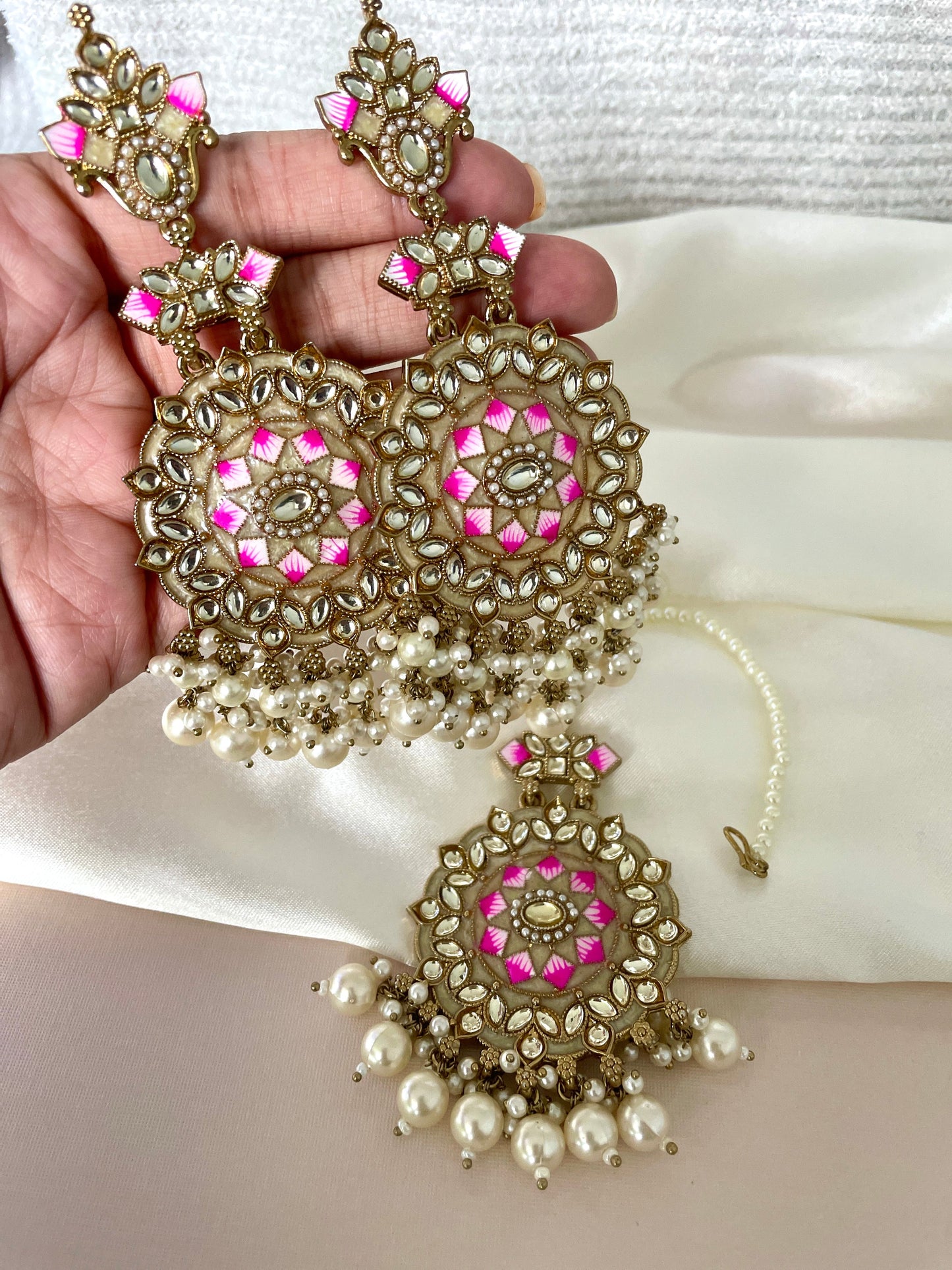 Meenakari Tikka Set