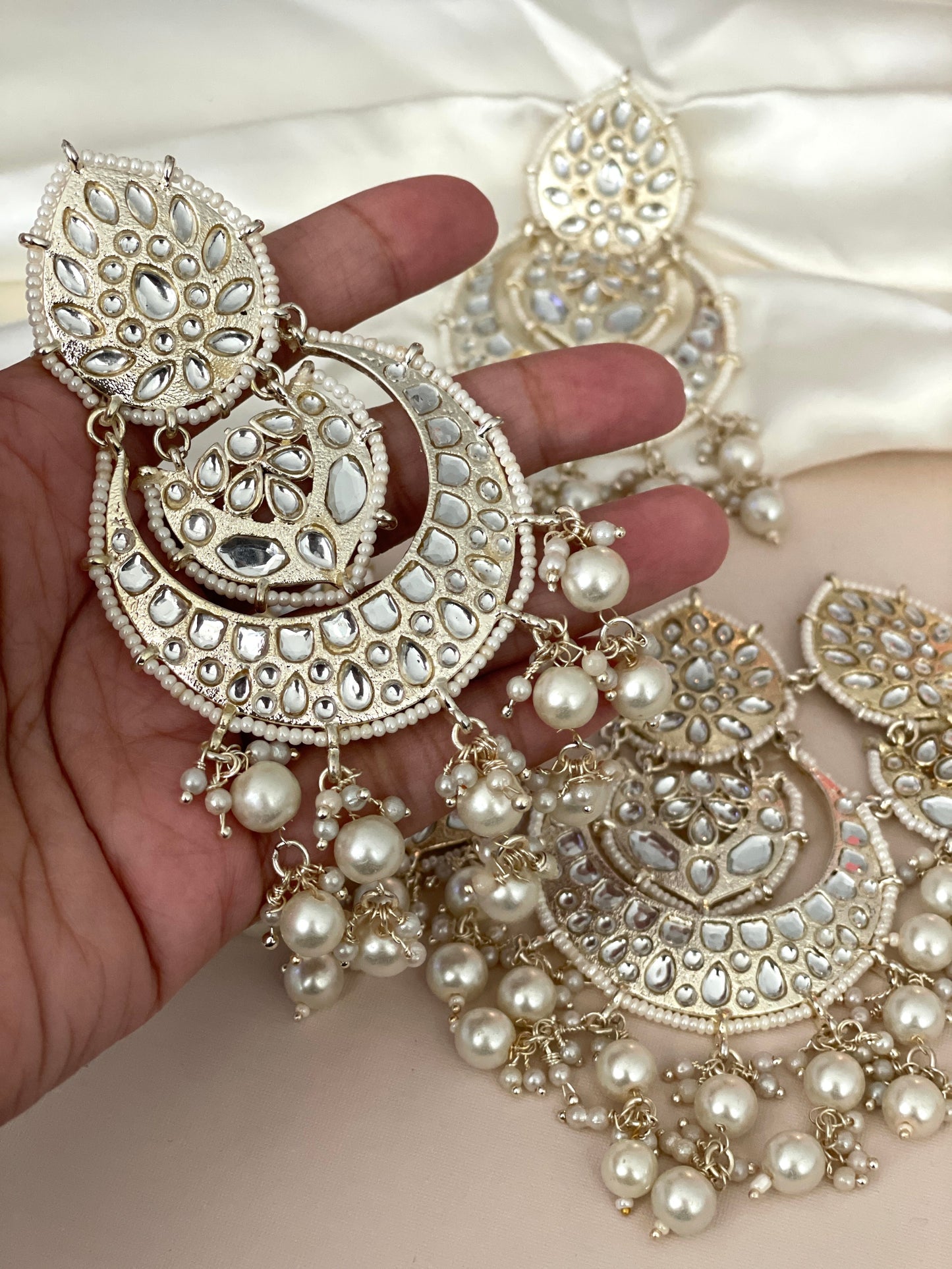 Gold Kundan Statement Set