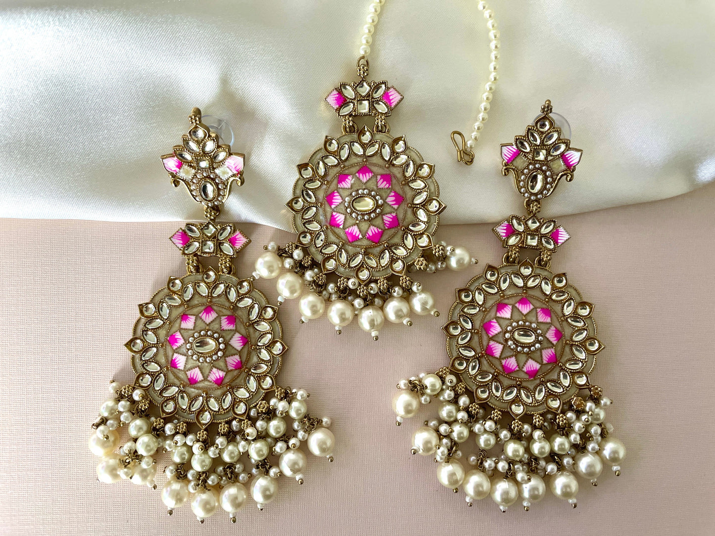 Meenakari Tikka Set