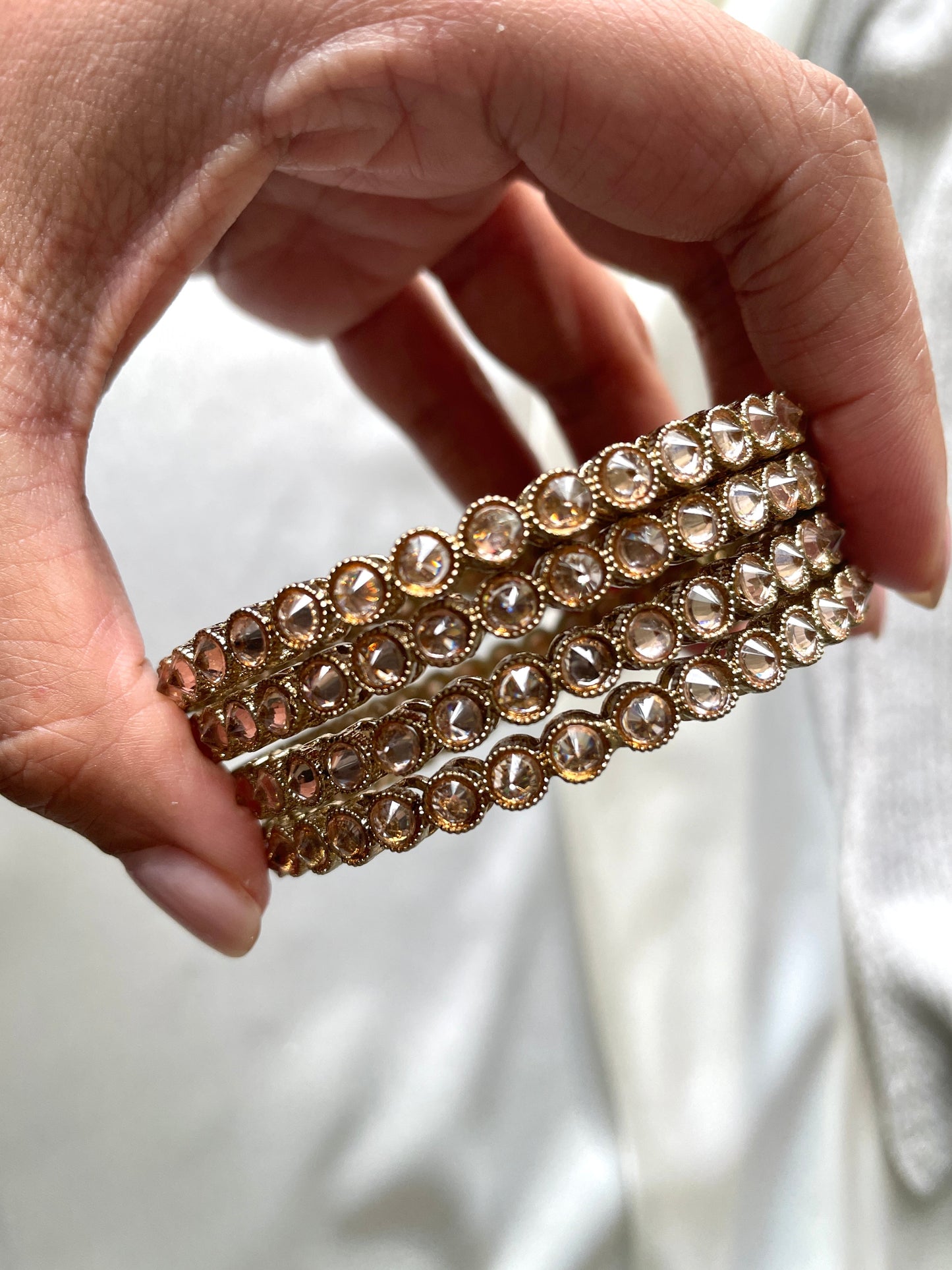 Polki Bangles- Set of 4