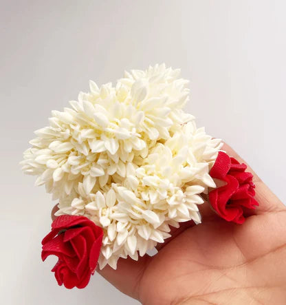 Elegance Adorned: Gajra-Inspired Scrunchies