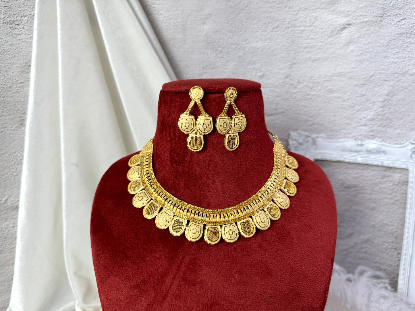 24 Carat Gold Plated Necklace Set