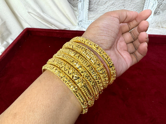 24 Gold Carat Plated Kadas Gold Rush 1008