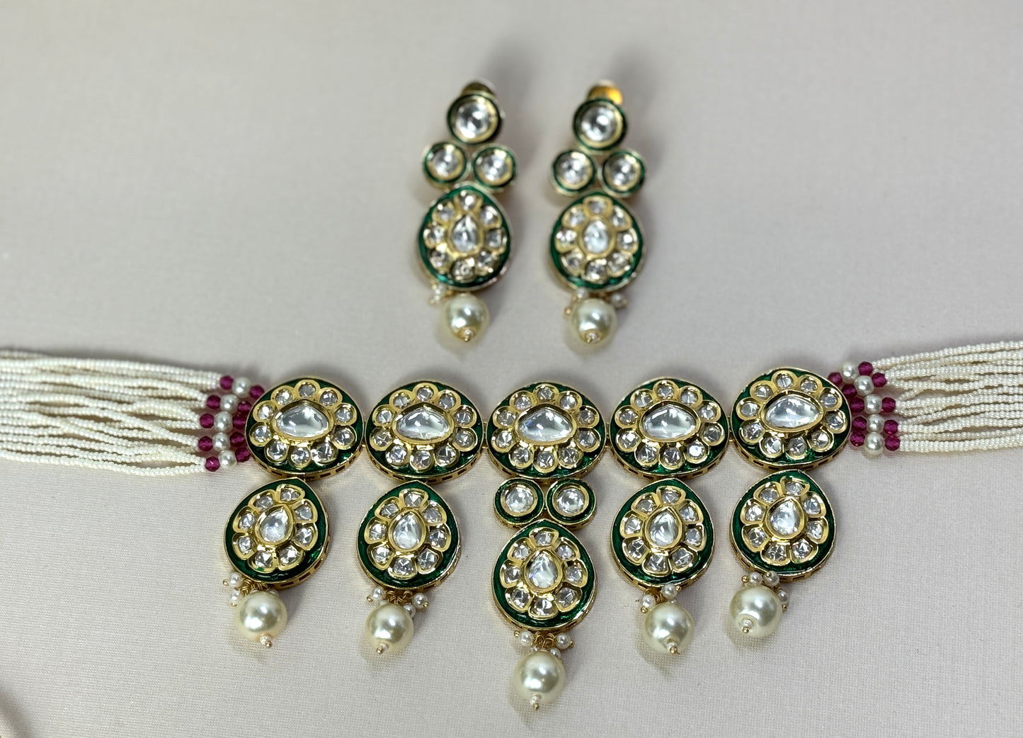 Kundan Statement Set- Radiance