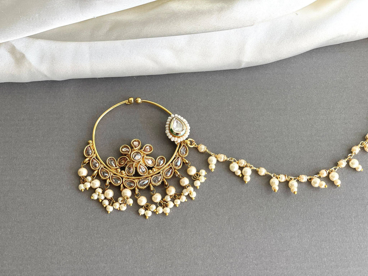 Golden Bridal Nose Ring – A Stunning Wedding Accessory