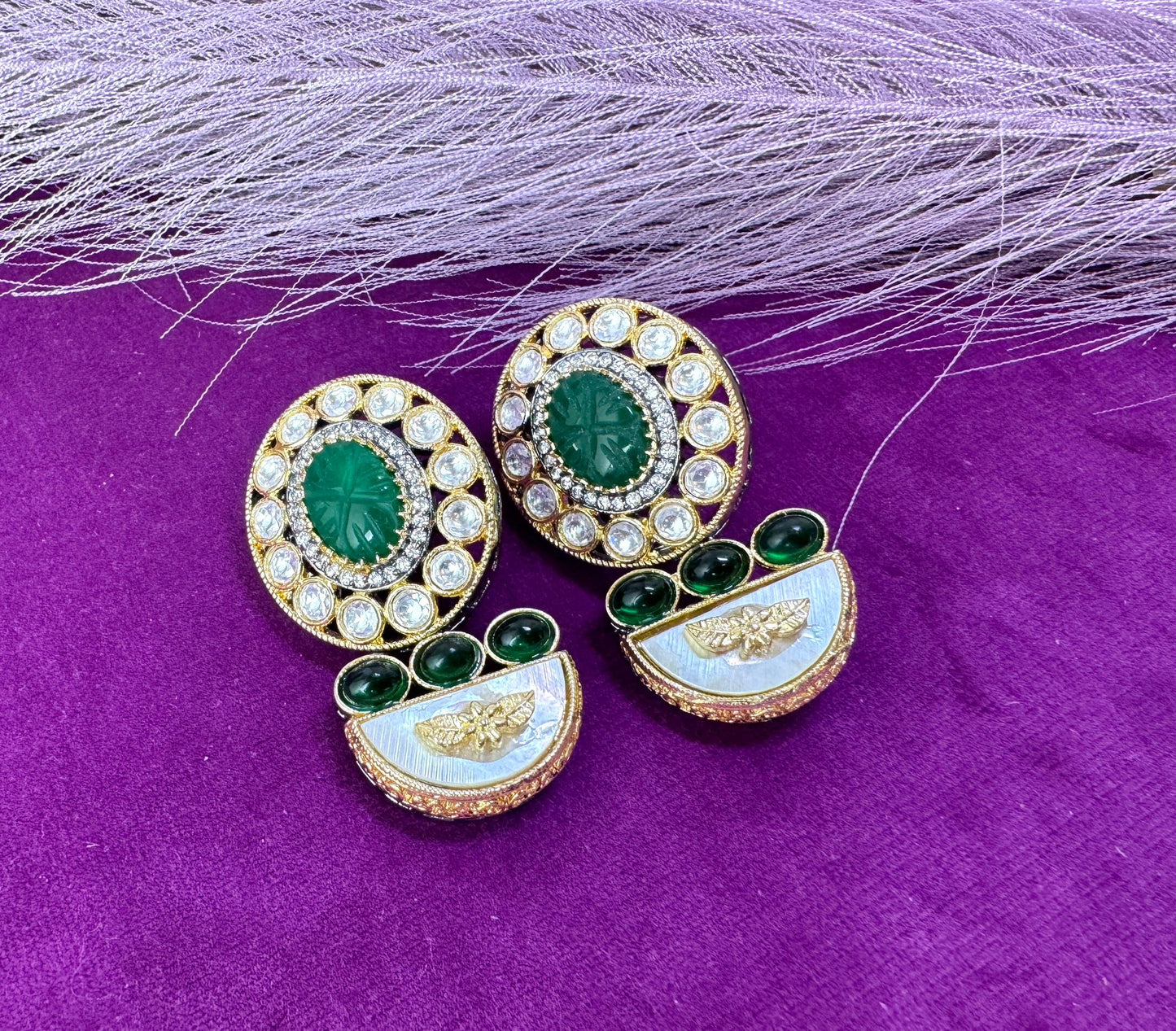 Green Multicolor Victorian Set- Roar 1020