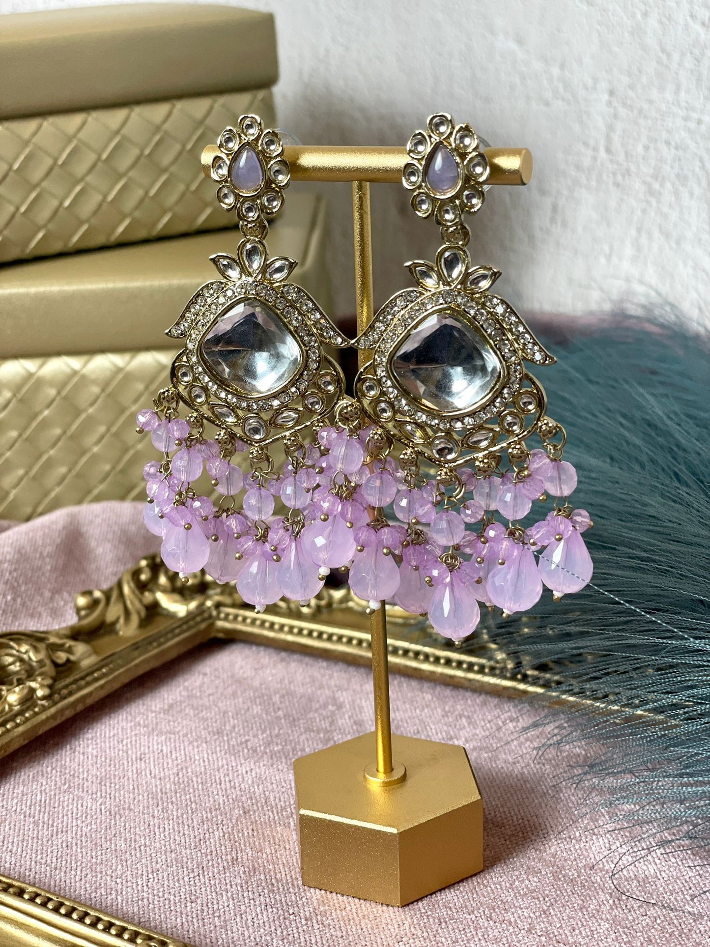 Lavender Earrings - Aura 1003