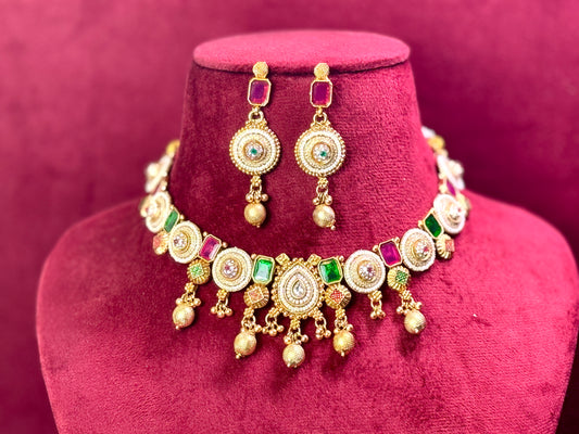 Multicolor Choker Riva 1001