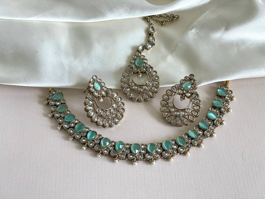 Mint Green Reverse AD Choker