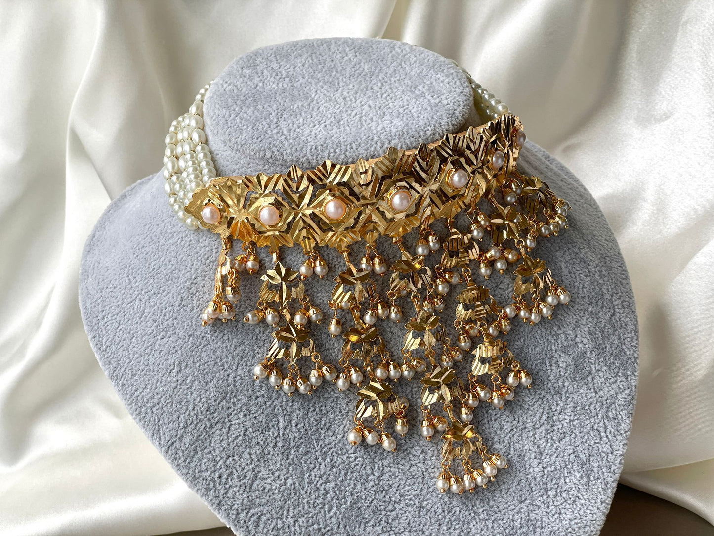 Gold plated Jadau Set