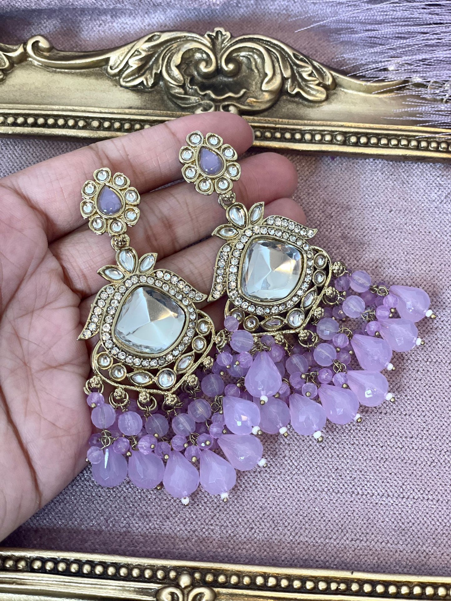 Lavender Earrings - Aura 1003