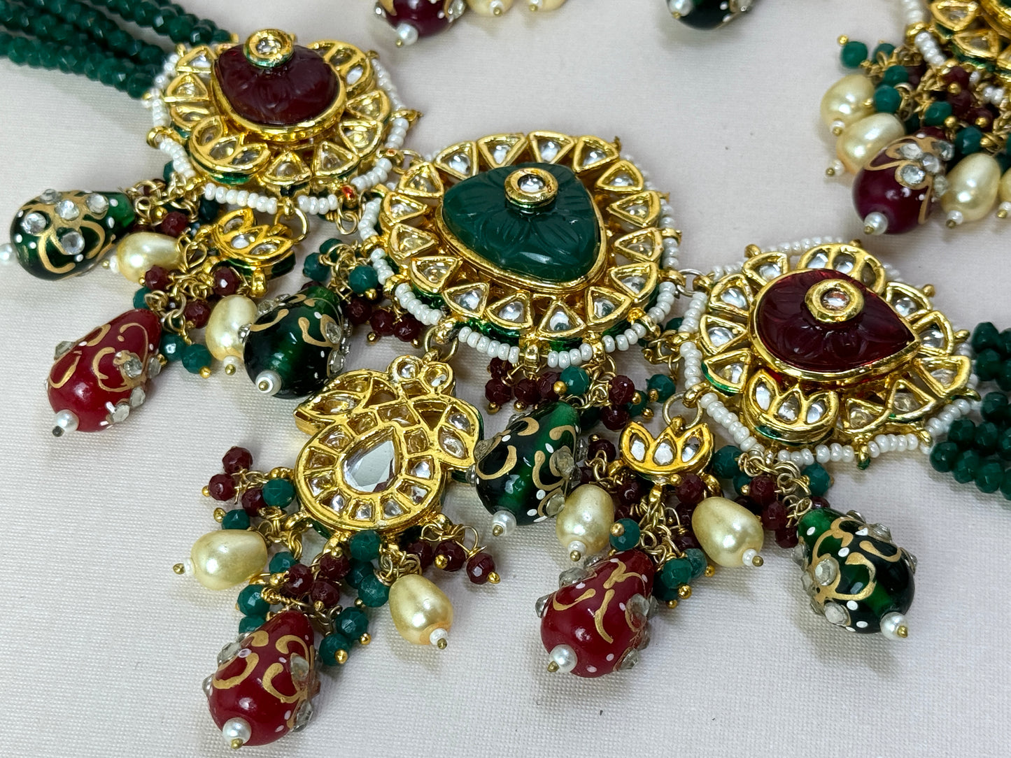 Emerald Green Statement Set- Radiance