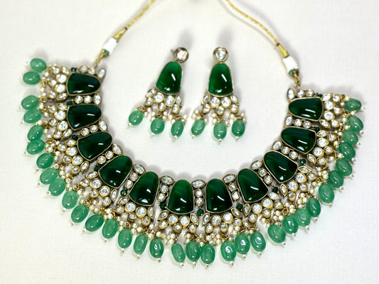 Emerald Green Bridal Set- Radiance