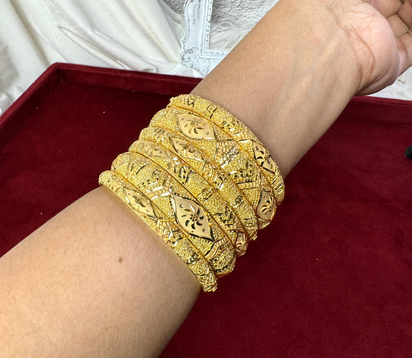 24 Gold Carat Plated Kadas Gold Rush 1009