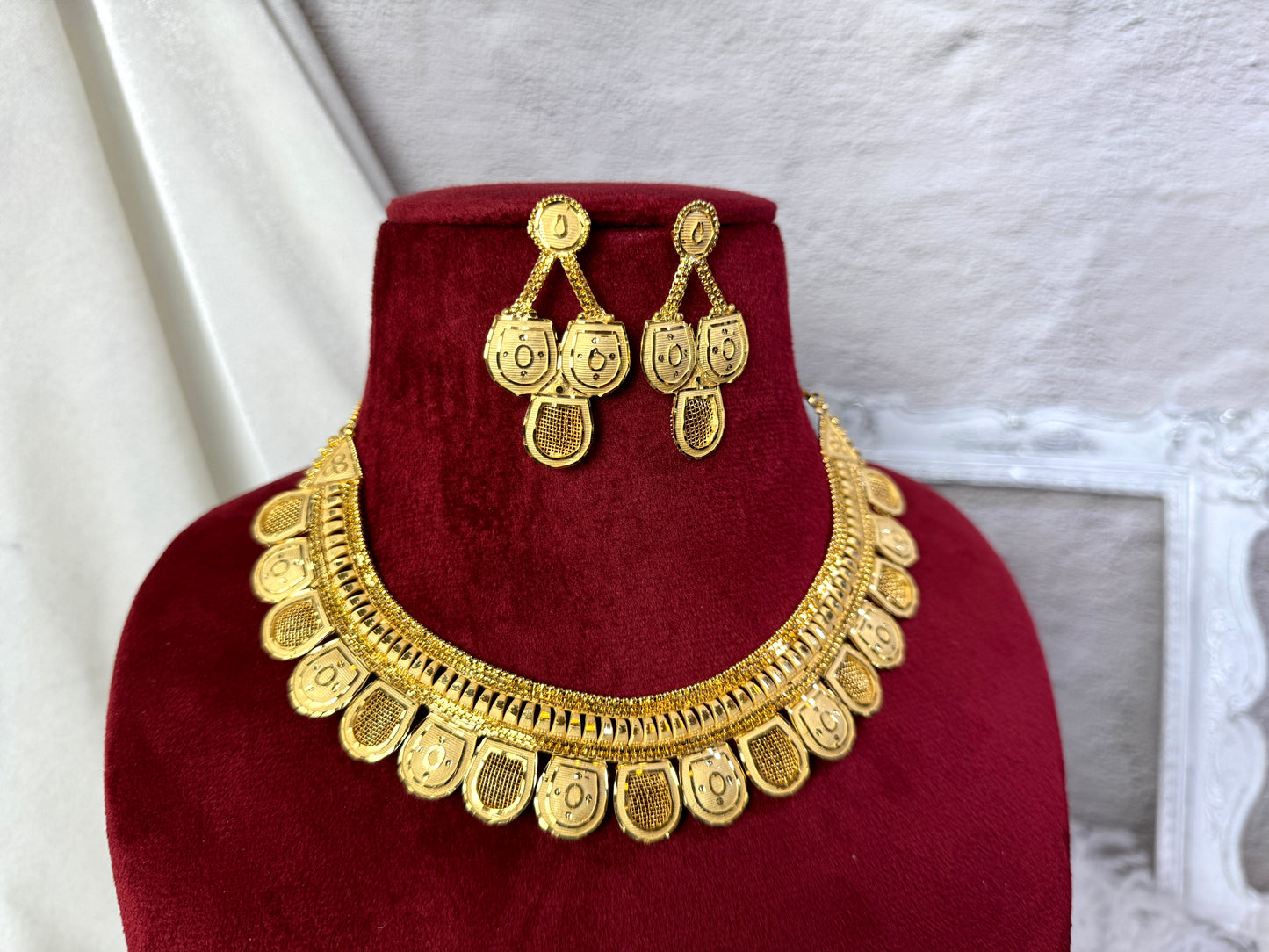 24 Carat Gold Plated Necklace Set