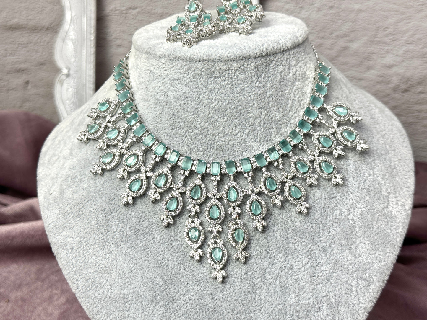 Mint Green AD Set Diamond Glaze 1008