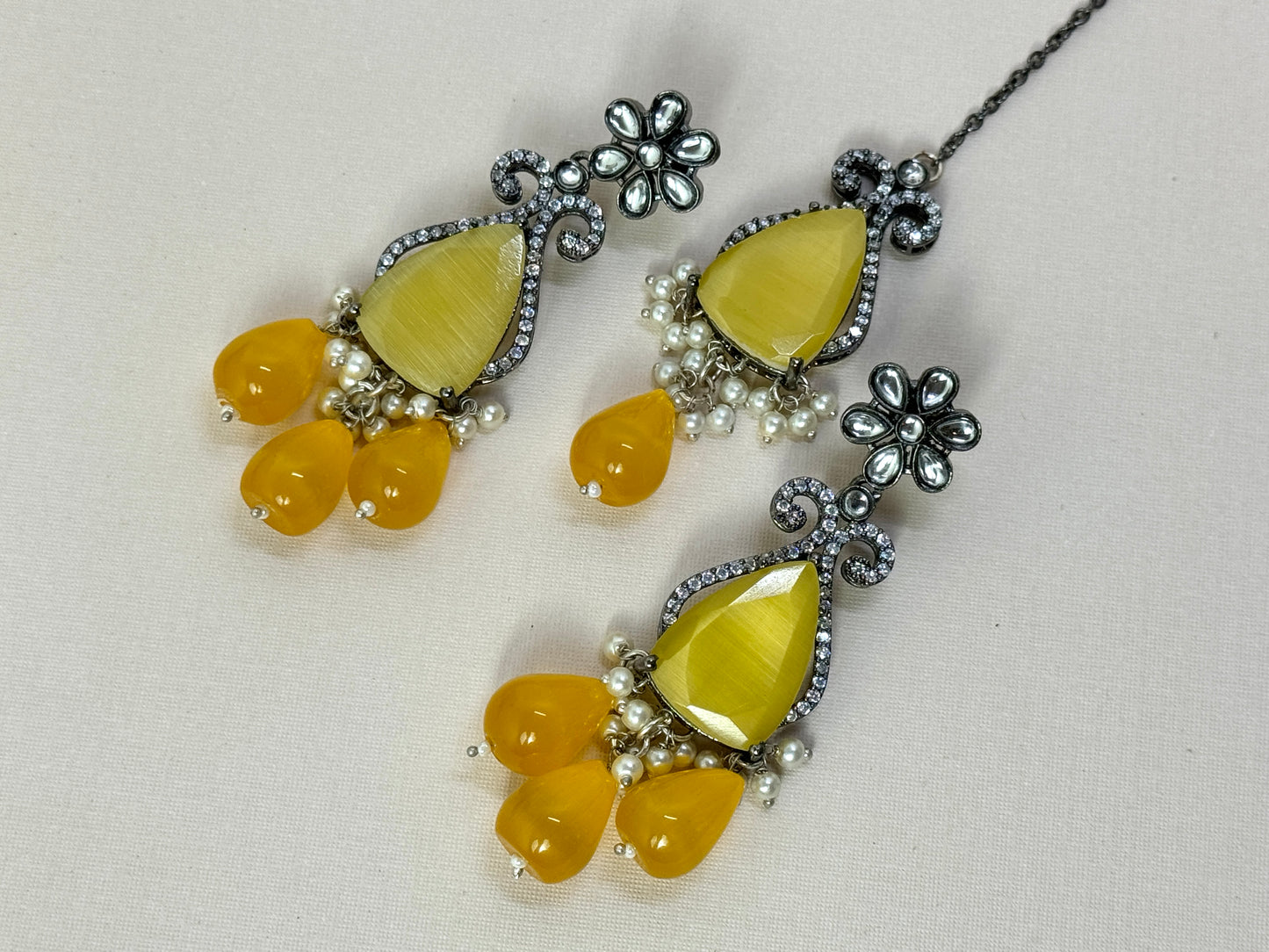 Yellow Statement Oxidized Set- Radiance