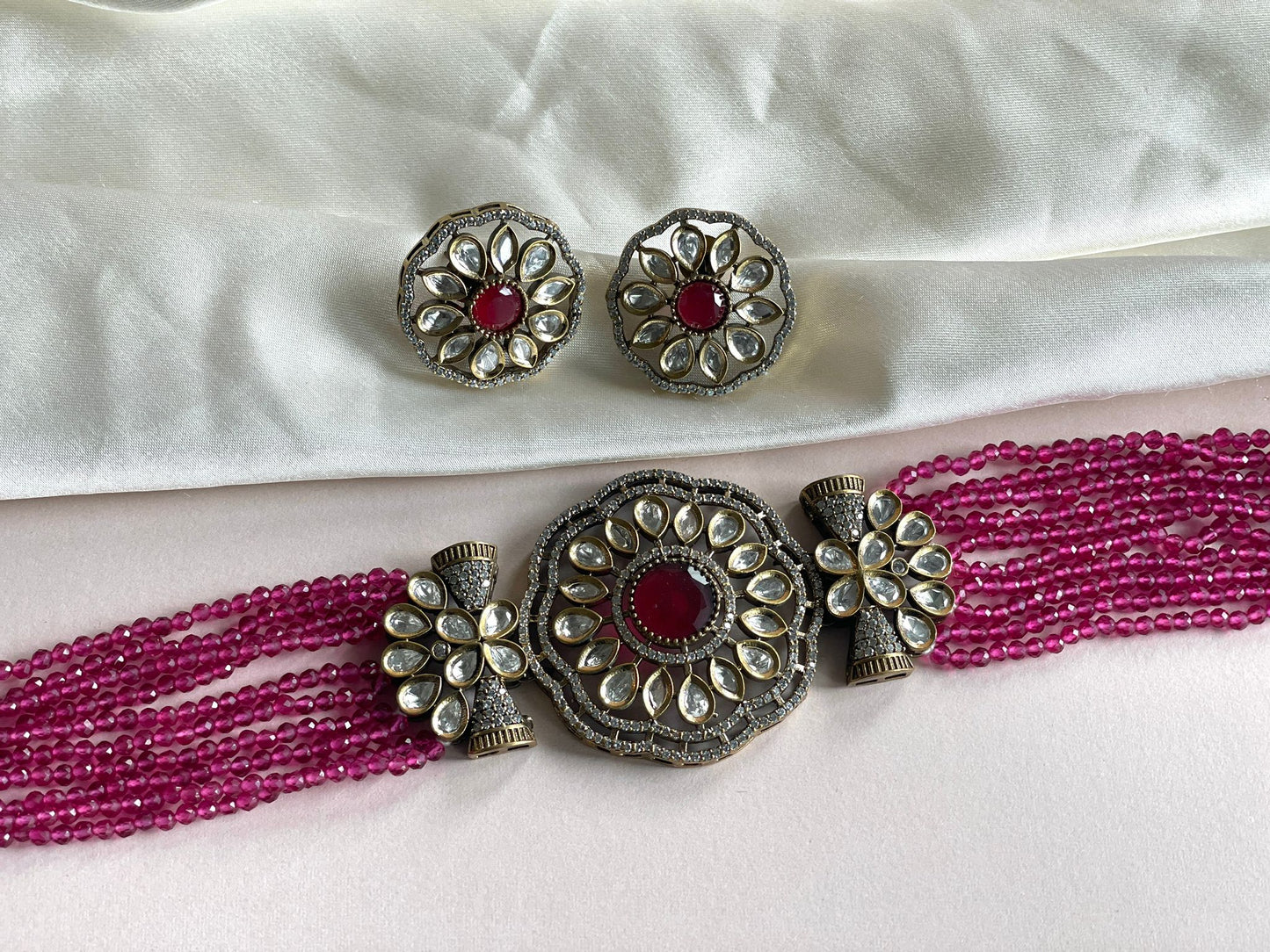 Magenta Indian Jewellery
