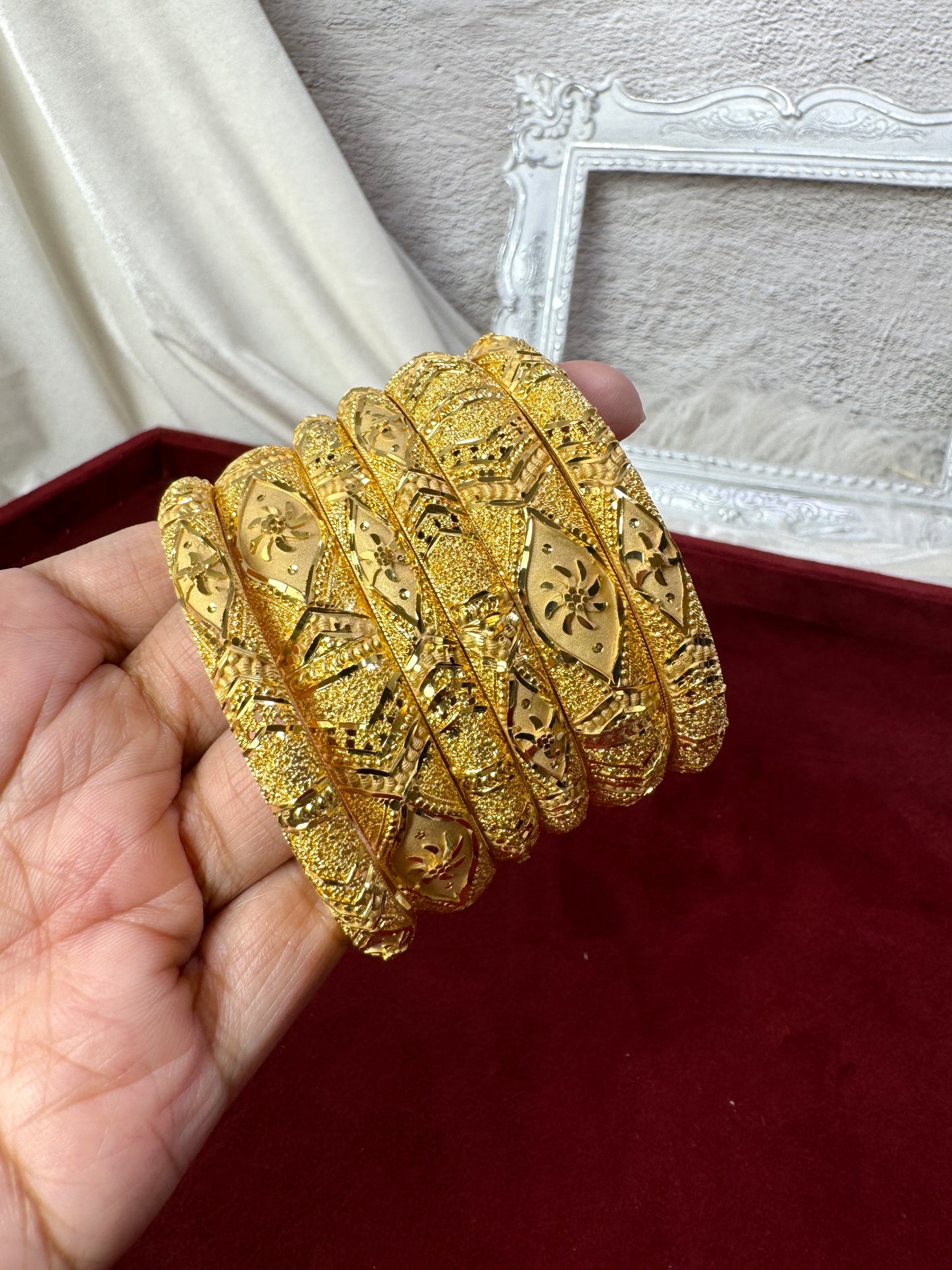 24 Gold Carat Plated Kadas Gold Rush 1009