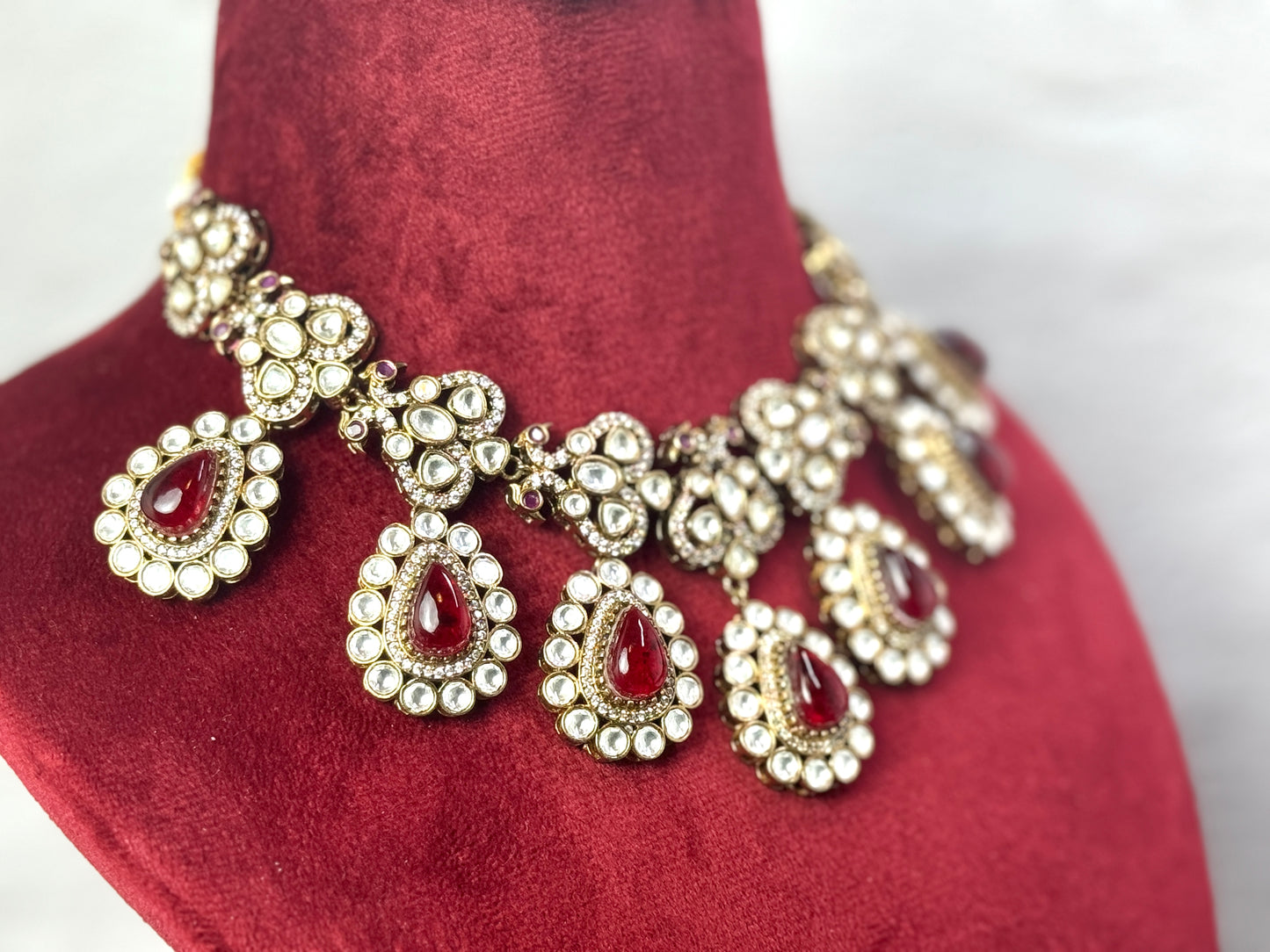 Ruby Red Statement Set- Radiance 1004