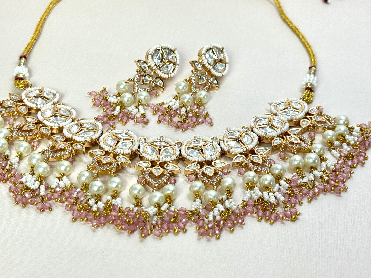 Light Pink tyaani Choker- Radiance