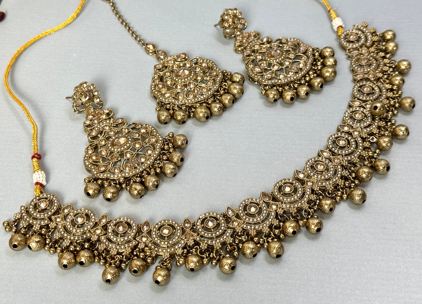 Antique Gold Choker Set