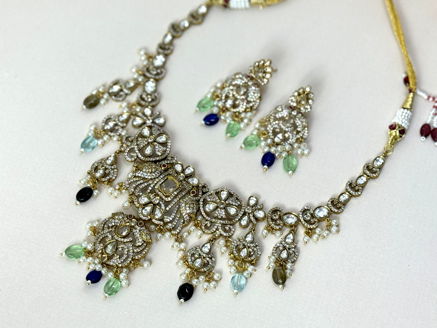 Multicolor Bridal Necklace- Radiance