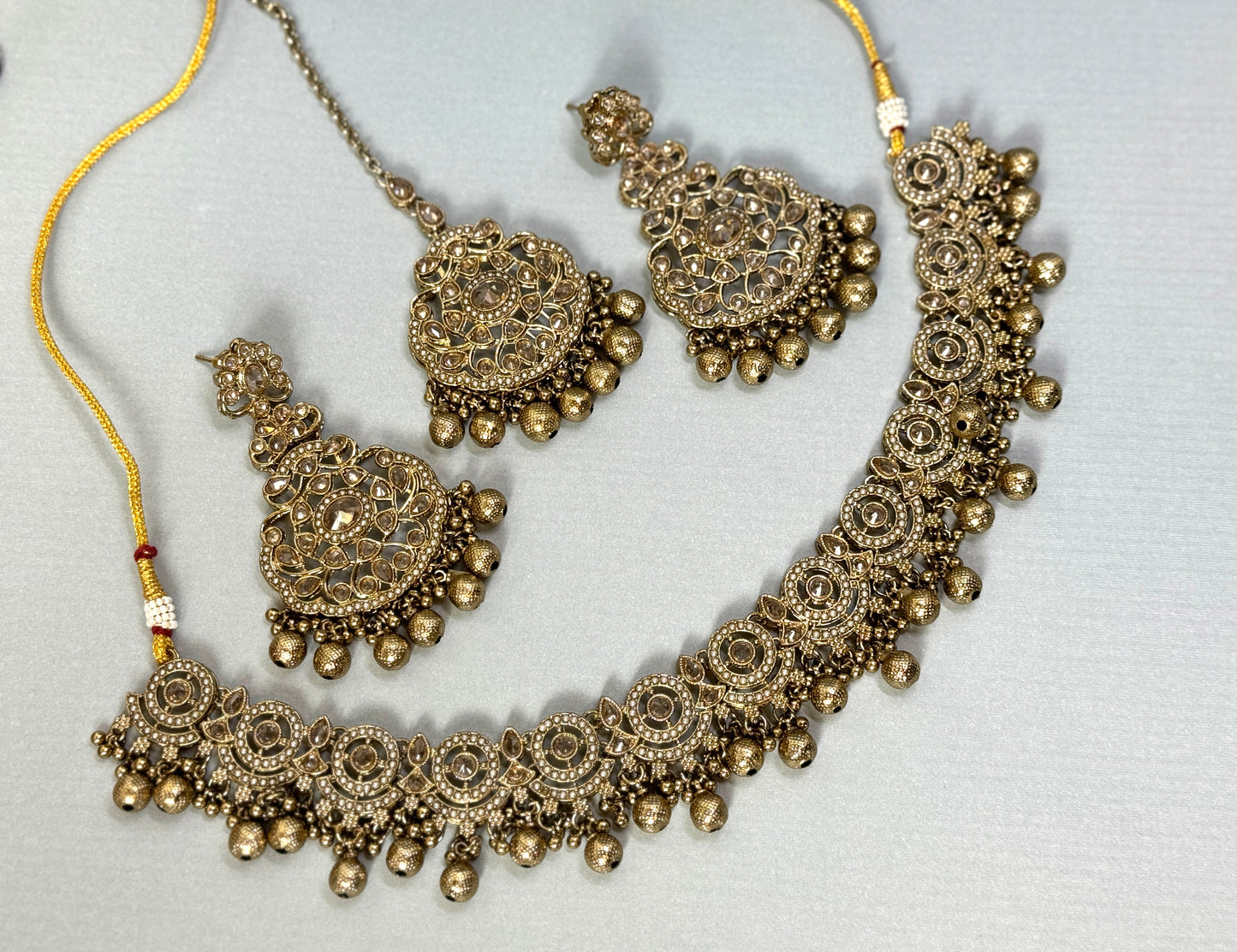 Antique Gold Choker Set