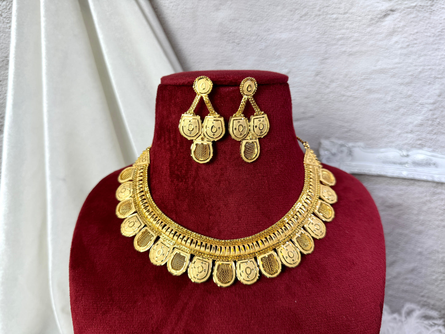 24 Carat Gold Plated Necklace Set