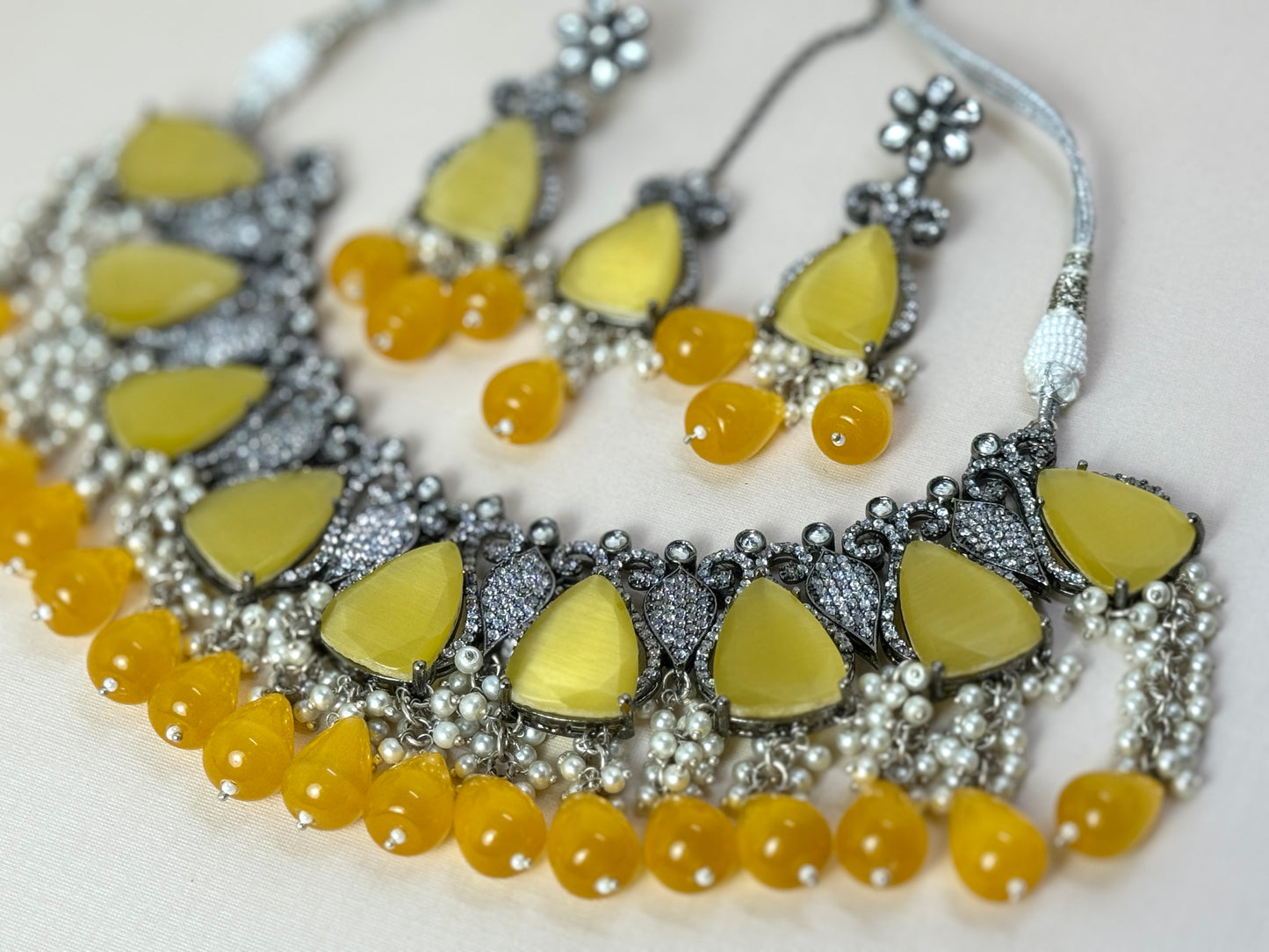 Yellow Statement Oxidized Set- Radiance