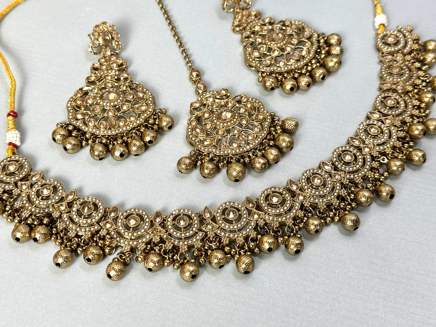 Antique Gold Choker Set