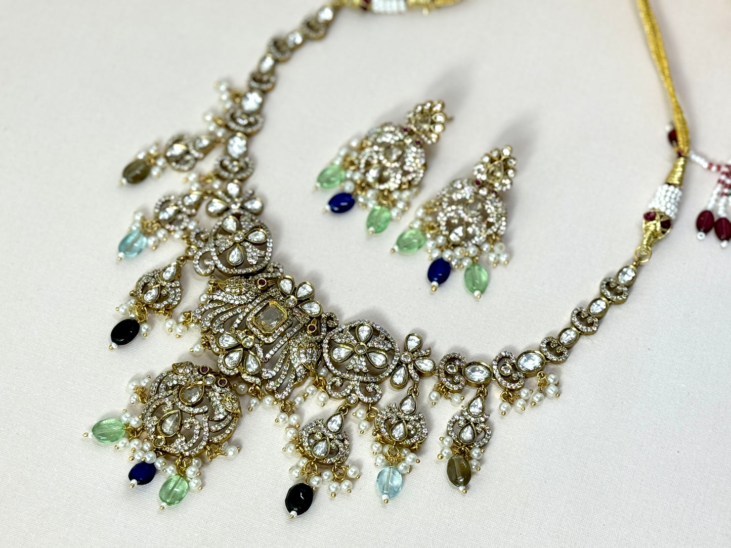 Multicolor Bridal Necklace- Radiance