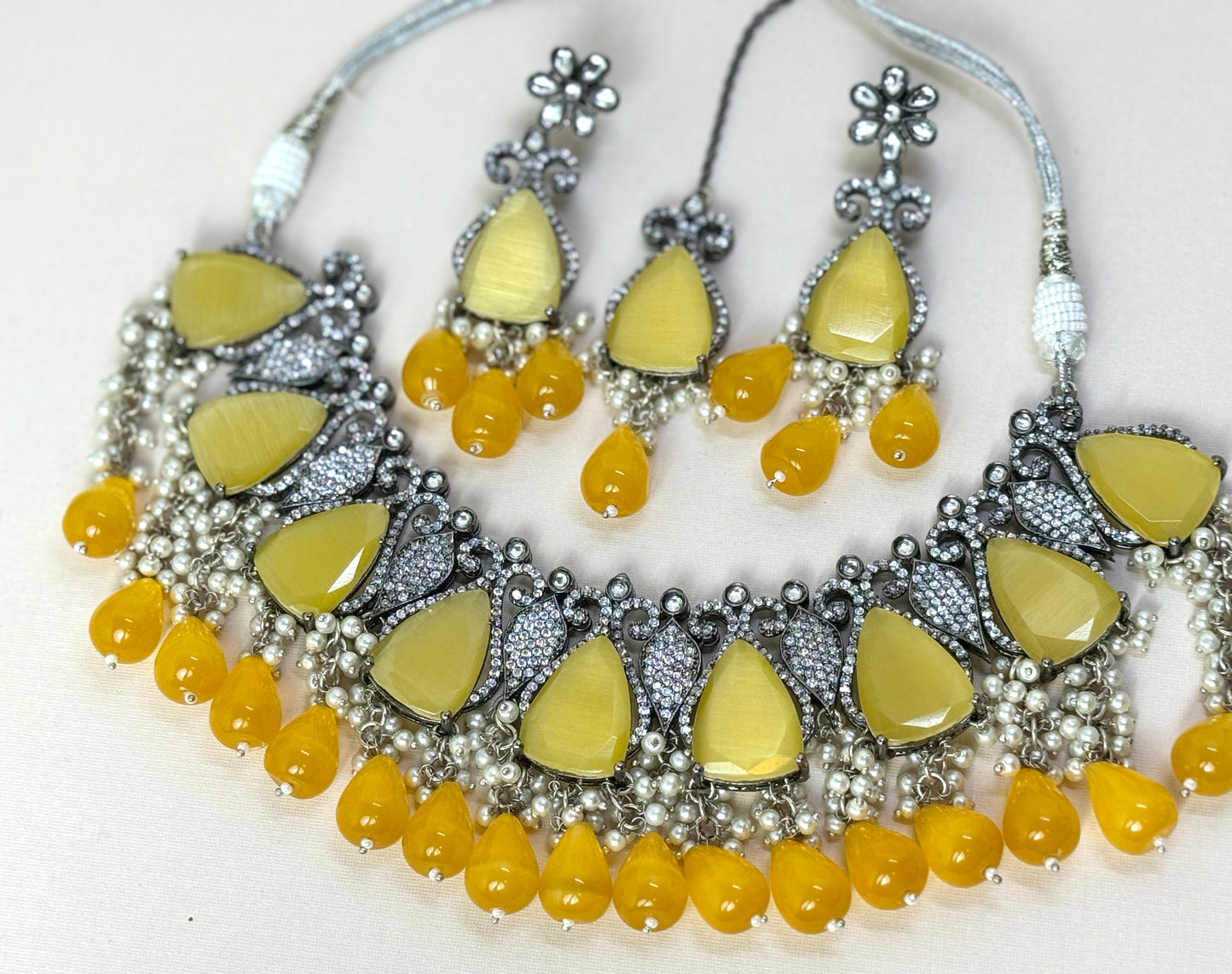 Yellow Statement Oxidized Set- Radiance