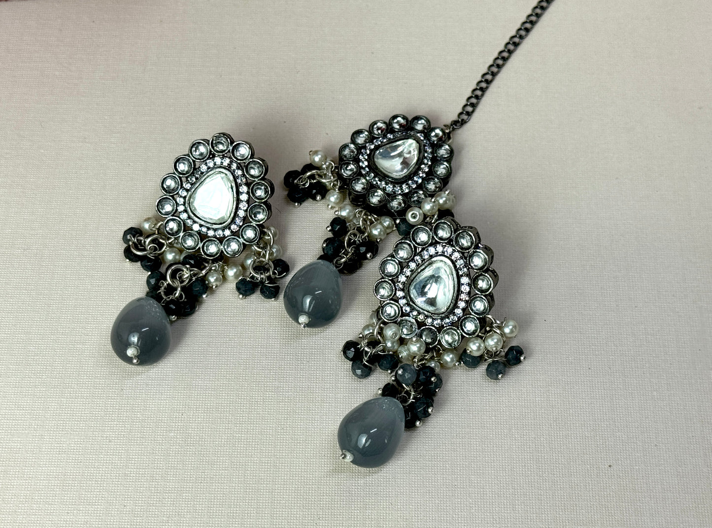 Grey Oxidized Set- Radiance