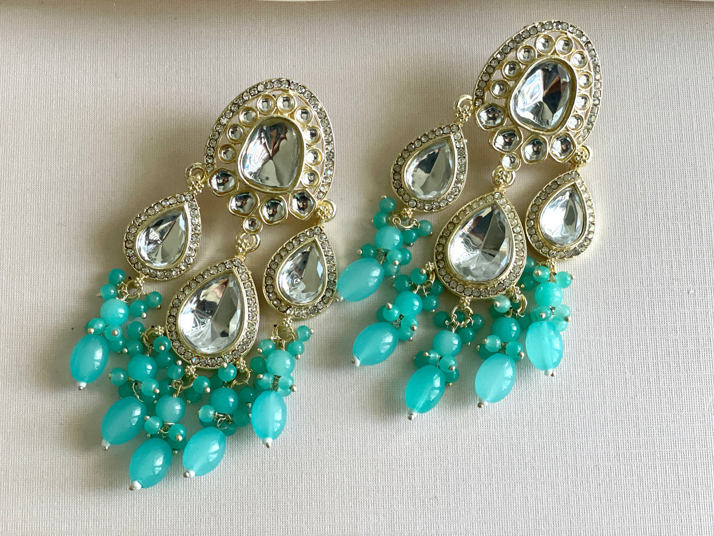 Hanging Kundan Earrings