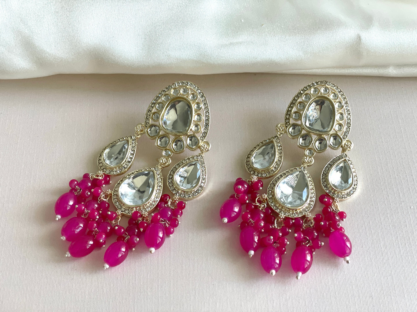 Hanging Kundan Earrings