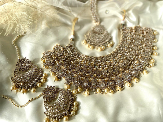 Bridal Choker Necklace Polki