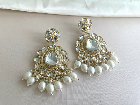 Kundan Drop Earrings