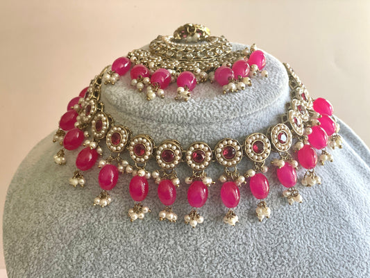 Rohini Set-Magenta