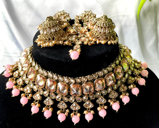 semi bridal indian choker