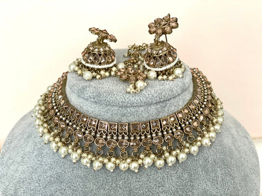 Gold Polki Choker