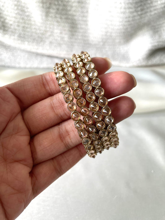 Polki Bangles- Set of 4